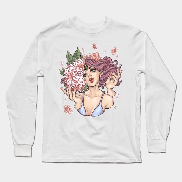 Bloom Long Sleeve T-Shirt by C-Yen